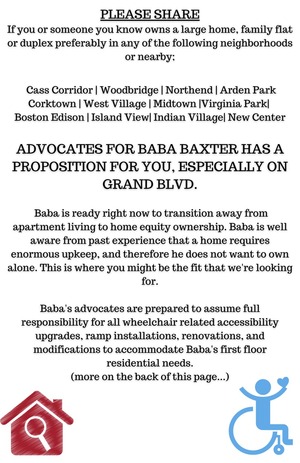 PAGE 1- PLEASE SHARE If you or someone you know owns a large home or duplex on Grand Blvd or in any of the following neighborhoods or nearby_ Woodbridge Corktown Midtown Cass Corridor New Center Virginia Park Boston Edi-7