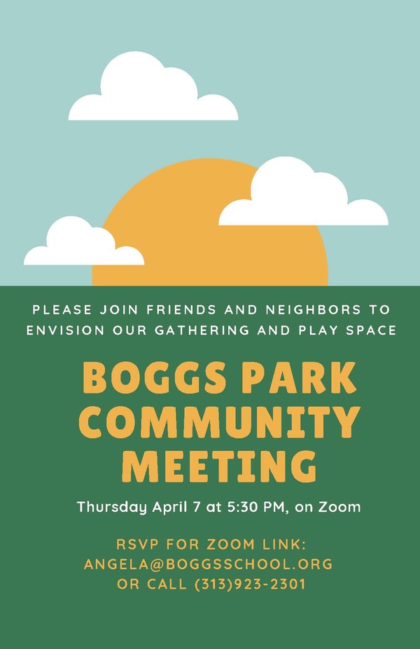 Boggs park Community meeting